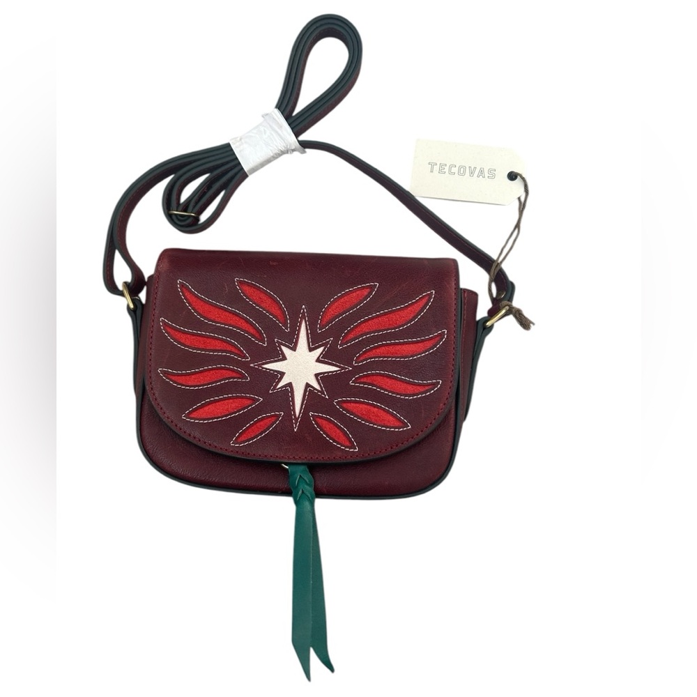NWT Tecovas Burgundy and Red Women's Crossbody Bag-Great Western Bag!